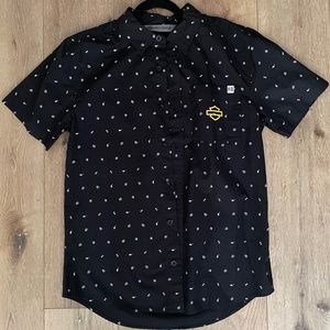 Harley Davidson Short Sleeve Button-down